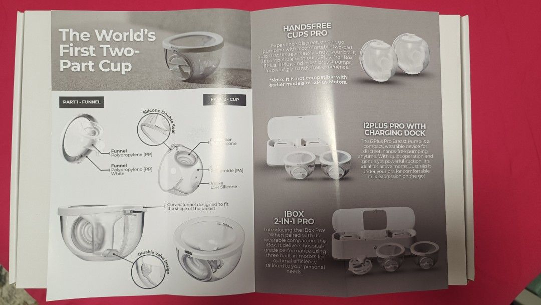 Imani i2PlusPro (Category: Breastfeeding & Bottle Feeding) located in Singapore. Submitted by nxddyzxcky (Listing ID 1437562550, Image 3). Description: Imani i2 Plus Pro Breast Pump – Brand New (Sealed) Selling away a brand new Imani i2 Plus Pro wearable breast pump. Item is completely unopened and still sealed in original packaging. Purchased from Mothercare with proof of purchase available upon request. Originally bought at $419. ✨ Lightweight 