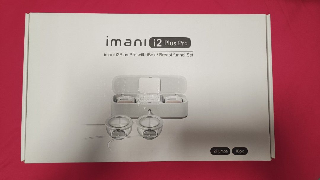 Imani i2PlusPro (Category: Breastfeeding & Bottle Feeding) located in Singapore. Submitted by nxddyzxcky (Listing ID 1437562550, Image 1). Description: Imani i2 Plus Pro Breast Pump – Brand New (Sealed) Selling away a brand new Imani i2 Plus Pro wearable breast pump. Item is completely unopened and still sealed in original packaging. Purchased from Mothercare with proof of purchase available upon request. Originally bought at $419. ✨ Lightweight 