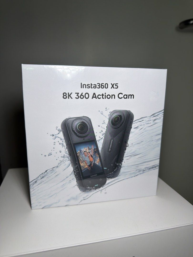 Insta360 X5 8K 360 Action Cam (Category: Cameras) located in Manila. Submitted by co0lbearss (Listing ID 1437577500, Image 1). Description: -brand new sealed -100% legit authentic set -under warranty -with receipt - 8K 360 Video Recording: Capture every angle in incredible detail. - Dual 1/2.5" Sensors: Delivers superior image quality. - Triple AI Chip: Enhances low-light performance. - Innovative Features: Switch Fast, Freeze Later, and Invisibl