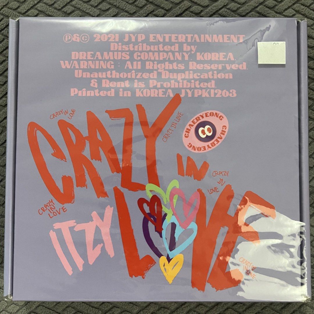 ITZY - Crazy In Love (Chaeryong Edition)|SEALED (Category: CDs & DVDs) located in Caloocan City. Submitted by thelittlejewelcase (Listing ID 1437573752, Image 1). Description: .