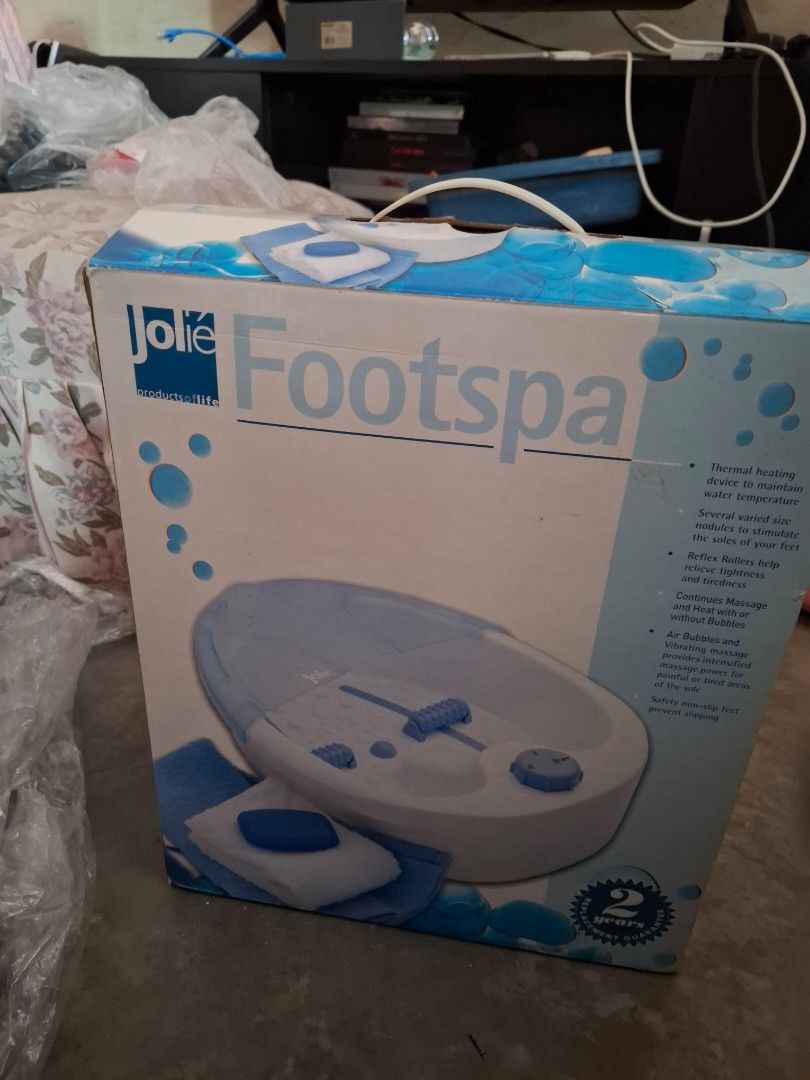 Jolie Foot Spa (Category: Foot Care) located in Calamba. Submitted by marckeys (Listing ID 1437482607, Image 1). Description: Excellent Condition - Used twiced for testing Slightly negotiable Pickup only : Banlic Calamba .