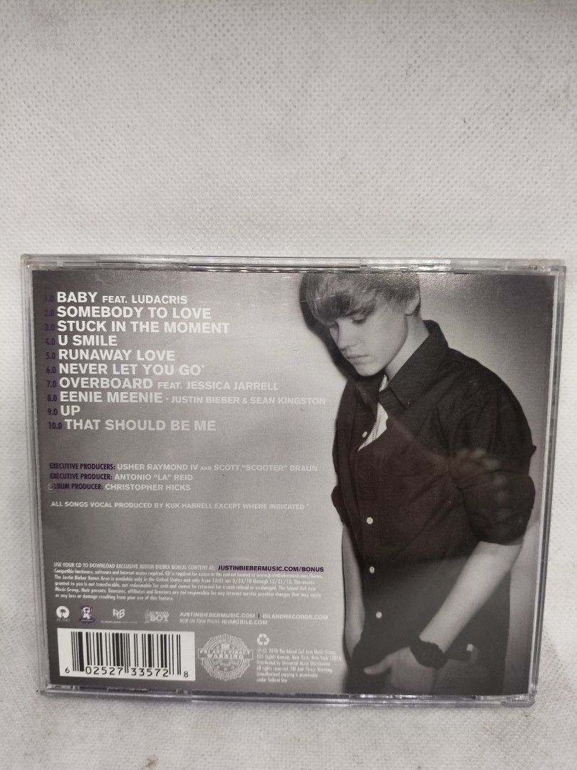 JUSTIN BIEBER- MY WORLD 2.0 (Category: CDs & DVDs) located in Manila. Submitted by musiccdshopnew (Listing ID 1437427358, Image 2). Description: .