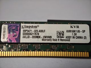 Kingston 8GB DDR3 Desktop Memory458944457862686720