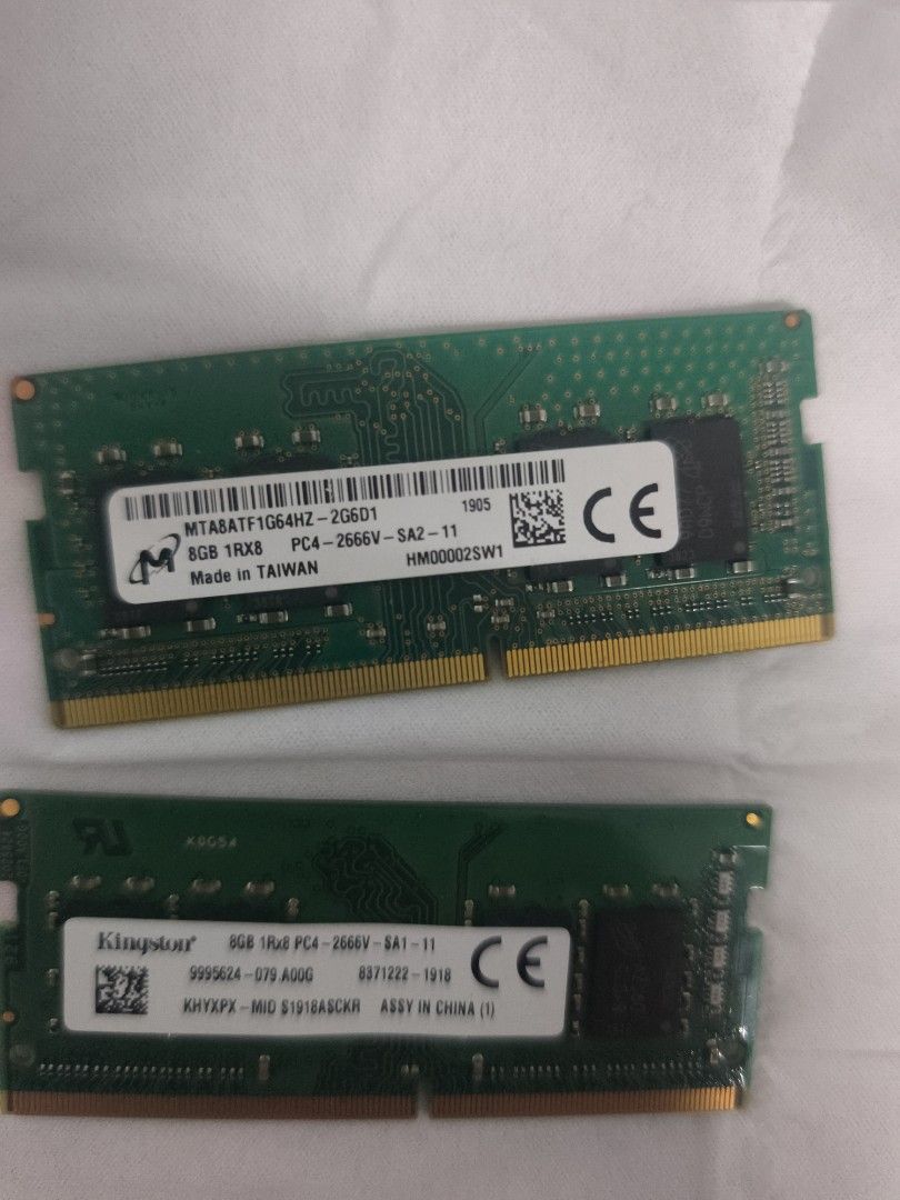 Kingston 8GB DDR4 PC4-2666V RAM