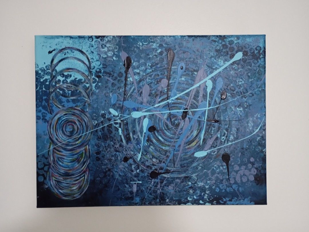 Lilly Uncalm - Mood Art by Fair (Category: Art & Prints) located in Makati City. Submitted by fr_lll (Listing ID 1437219059, Image 2). Description: Lilly Uncalm - Mood Art by Fair DESCRIPTION: 12 x 16 Acrylic Painting on Canvas Piece is unsigned & unvarnished No frame or box included Will be signed on the side later PRICE: Selling price: PHP 3,995.00 MOP: Bank transfer to either BPI / GCash SHIPPING: Same day delivery within MM via Grab Express o