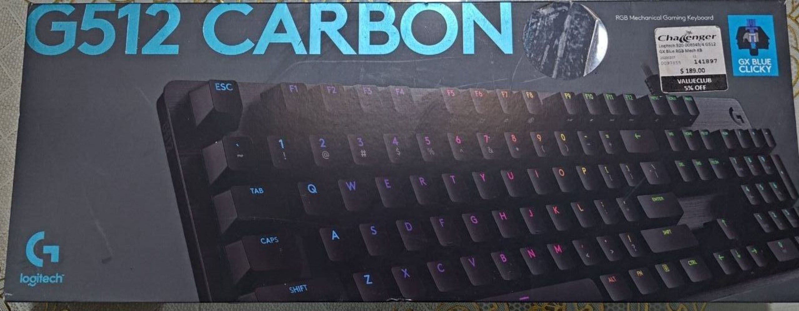 Logitech G512 Carbon Mechanical Keyboard452261753840609280