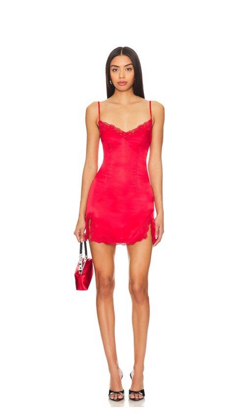 Lovers and Friends Cassandra Slip (Category: Dresses) located in Quezon City. Submitted by bagelll18 (Listing ID 1437438305, Image 1). Description: - Red mini dress - Lace trim on neckline and hem - Spaghetti straps - V-neckline - Side slits - Adjustable straps at the back - Ideal for a night out.