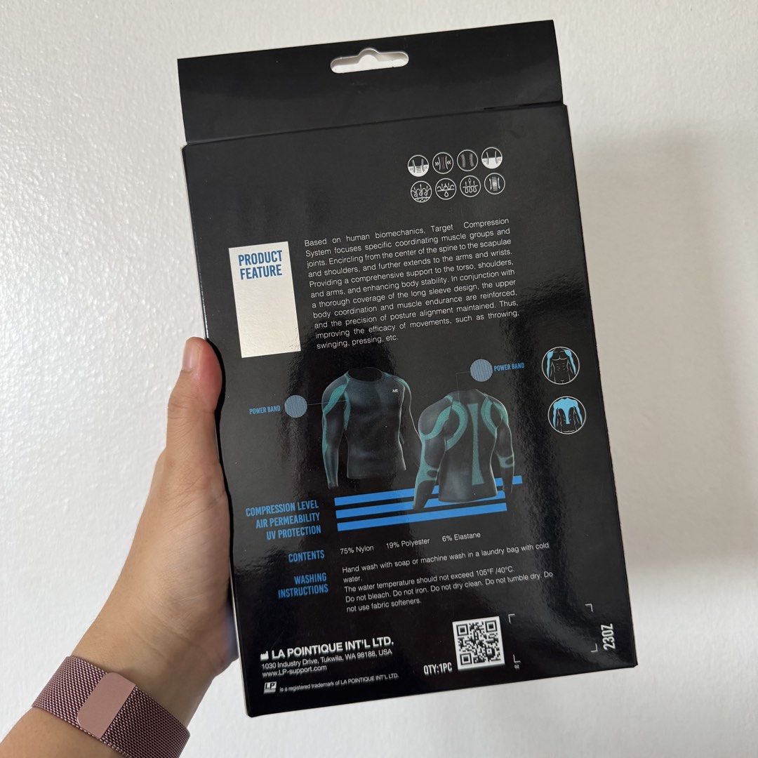 LP SUPPORT 230Z Ace Compression Long Sleeve Top 20pcs Bundle (Category: Braces, Support & Protection) located in Manila. Submitted by miskym (Listing ID 1437474917, Image 3). Description: Wholesale Price: 1,963.00/ea for 20pcs 2,086.00/ea for 10pcs 2,209.00/ea for 5pcs Retail Price: 2,454.00 Please refer to size chart for measurements All sizes are available ONHAND & READY TO SHIP! — • Improve muscular efficiency • Offer extreme comfort • Enhance