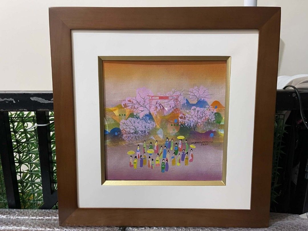 Manuel Baldemor painting (Category: Art & Prints) located in Manila. Submitted by megaworld_art (Listing ID 1437414900, Image 1). Description: Manuel Baldemor painting 12x12in acrylic on canvas with certificate of authenticity or COA Free delivery metro manila.