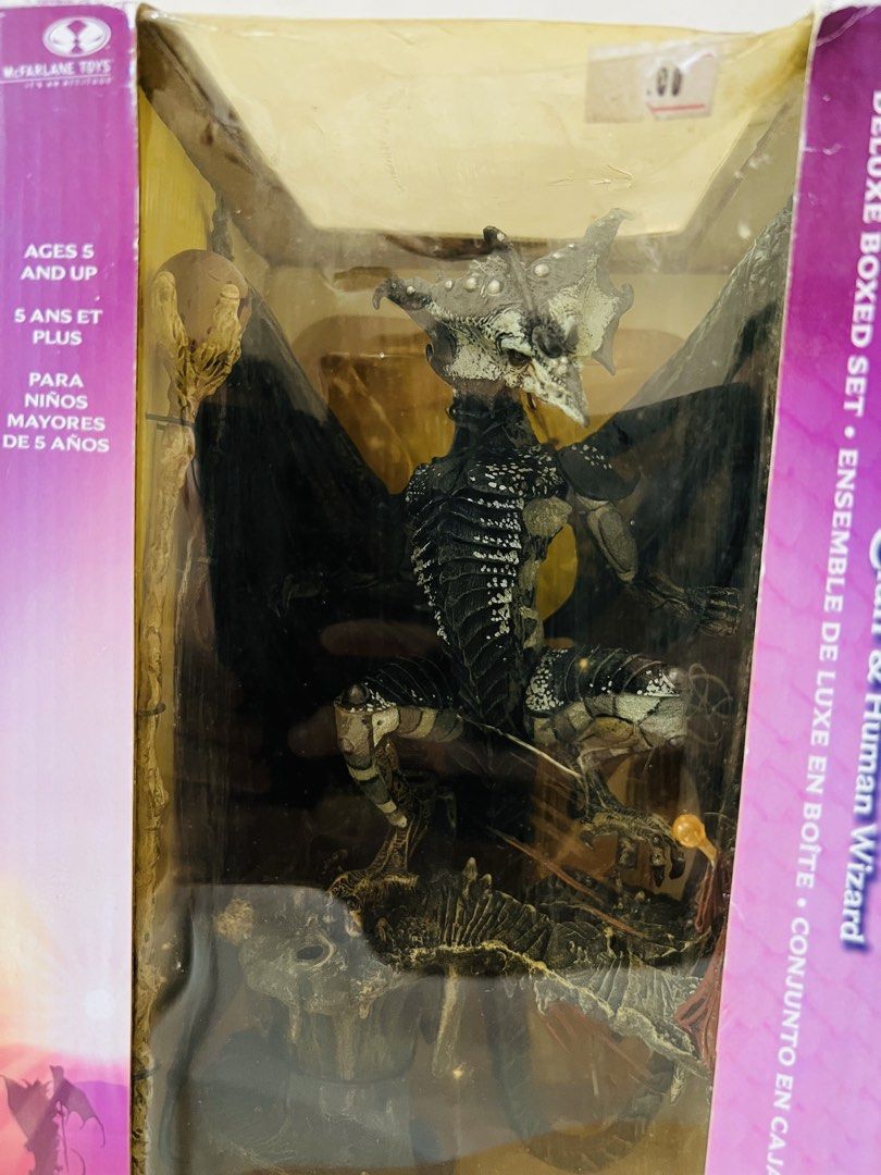 Mcfarlane Dragon Sorcerer Boxset (Category: Figurines & Statues) located in Caloocan City. Submitted by ryshevennostalgia (Listing ID 1437472442, Image 1). Description: Selling Mcfarlane Dragons Sorcerer Dragons Clan Box set -RARE !!! -On card -Complete -Figure never removed from the box -Still in Twisties -Yellowish packaging -FREE SHIPPING NCR(GRAB) PROVINCIAL(J&T) Thanks .