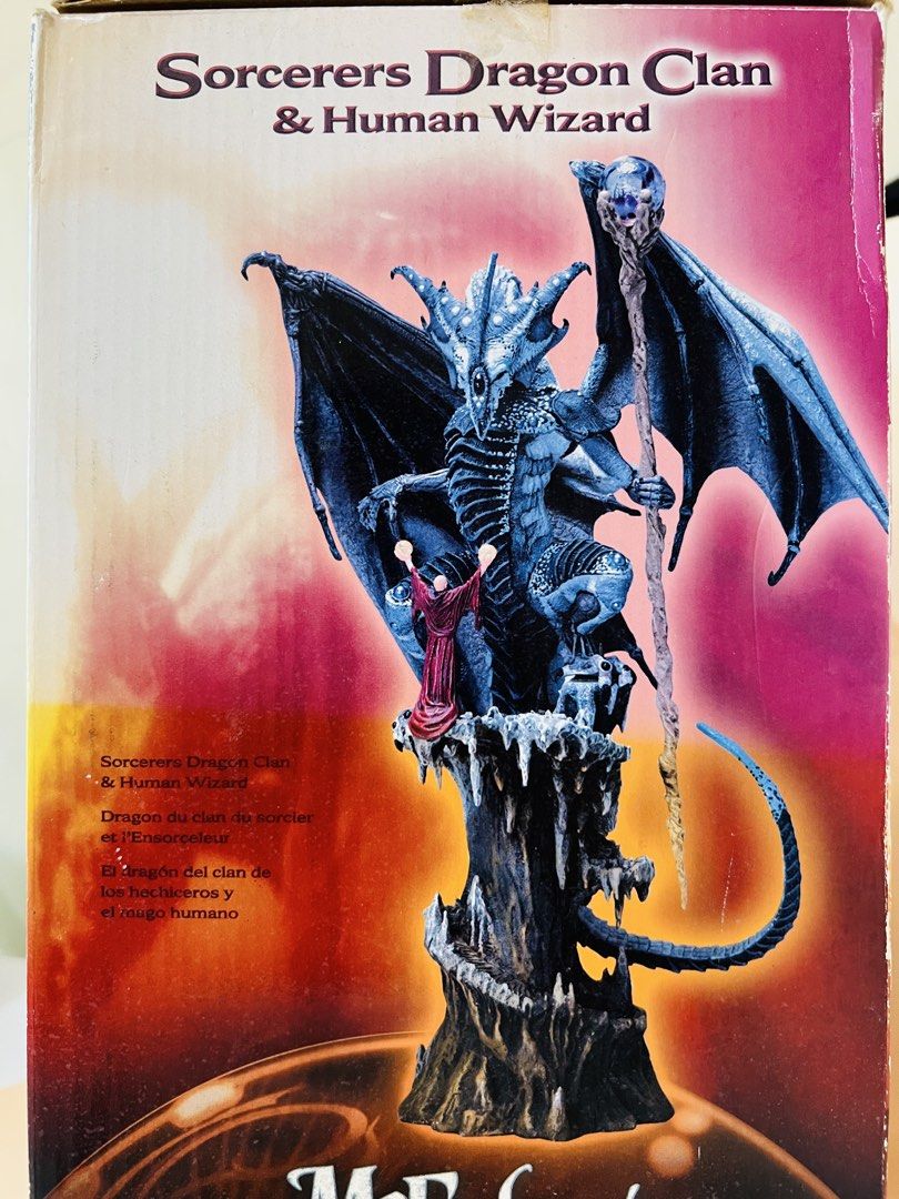 Mcfarlane Dragon Sorcerer Boxset (Category: Figurines & Statues) located in Caloocan City. Submitted by ryshevennostalgia (Listing ID 1437472442, Image 2). Description: Selling Mcfarlane Dragons Sorcerer Dragons Clan Box set -RARE !!! -On card -Complete -Figure never removed from the box -Still in Twisties -Yellowish packaging -FREE SHIPPING NCR(GRAB) PROVINCIAL(J&T) Thanks .