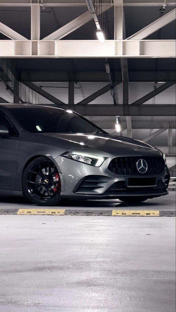 Mercedes-Benz A-Class A200 AMG LINE Auto (Category: Used Cars) located in Singapore. Submitted by goawayidiot (Listing ID 1437542664, Image 1). Description: WS 977699 00 for faster replies MERCEDES A-CLASS A200 AMG LINE USE UNTIL COE ENDS. YOU’L GET BACK $15802.50 coe rebate. Not inclusive of body value when scrap. So estimated about 25k ++ when you scrap the car when coe ends. My estimation. *EXTERIOR* - ORIGINAL GREY PAINTWORK - BCBR COILOVERS 
