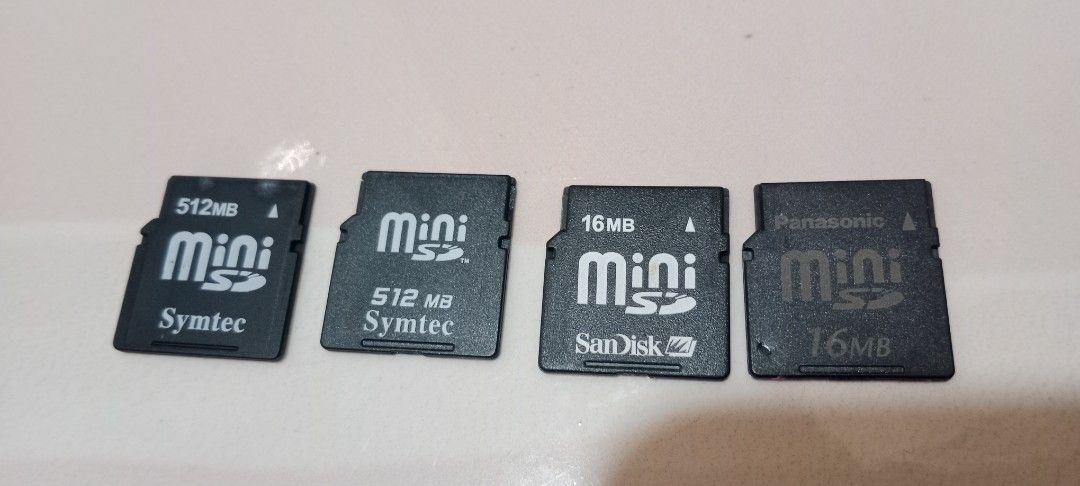 Mini SD memory card for sale (Category: Memory & SD Cards) located in Bulacan. Submitted by Shoppe.Ups (Listing ID 1437577451, Image 1). Description: 512mb- 350 each 16mb - 300 each what you see is what you get meetups: guiguinto plaridel bulacan - J&T *(Payment First) - LBC COP/COD *(payment first for shipping fee only) -pickup / lalamove *mop: via gcash pm for interested.