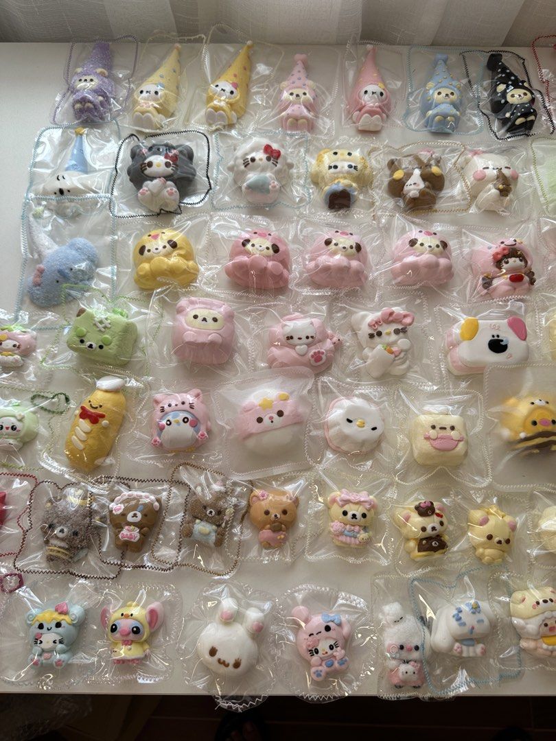 Mini Taba Squishy (Category: Designer & Blind Box Toys) located in Tagbilaran City. Submitted by _harriet_ (Listing ID 1437416102, Image 2). Description: ♡ Texture: Creamy ♡ Price range: 160-180 each ♡ Location: Bohol ♡ MOD: J&T (Shipping fee is ₱85) ♡ MOP: Gcash | Maya | BPI.