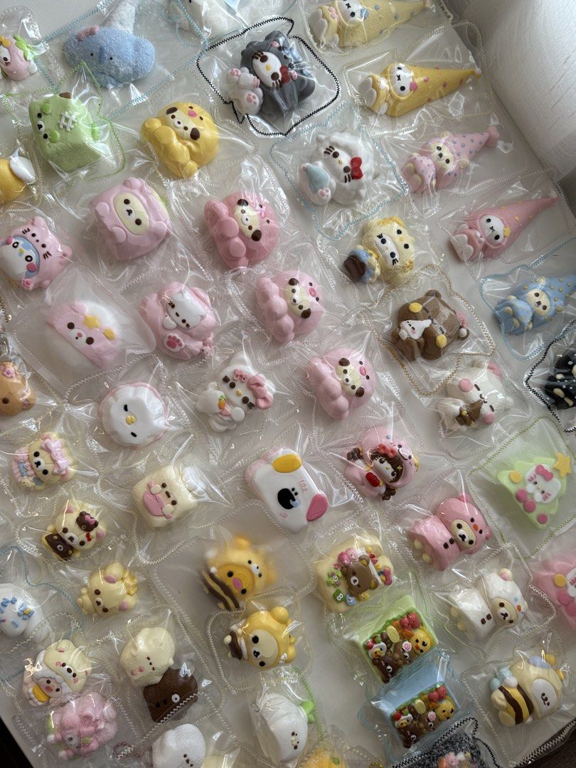 Mini Taba Squishy (Category: Designer & Blind Box Toys) located in Tagbilaran City. Submitted by _harriet_ (Listing ID 1437416102, Image 3). Description: ♡ Texture: Creamy ♡ Price range: 160-180 each ♡ Location: Bohol ♡ MOD: J&T (Shipping fee is ₱85) ♡ MOP: Gcash | Maya | BPI.