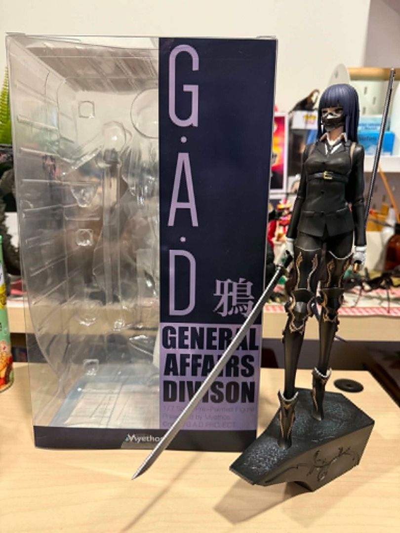 Myethos 1/7 G.A.D. Karasu Neco Back in Box (Category: Toys & Games) located in Mandaluyong City. Submitted by foreverneon (Listing ID 1437500281, Image 1). Description: Myethos G.A.D 1/7 G.A.D. Karasu Neco Back in Box No issues Condition: Good, Back in Box (BIB).