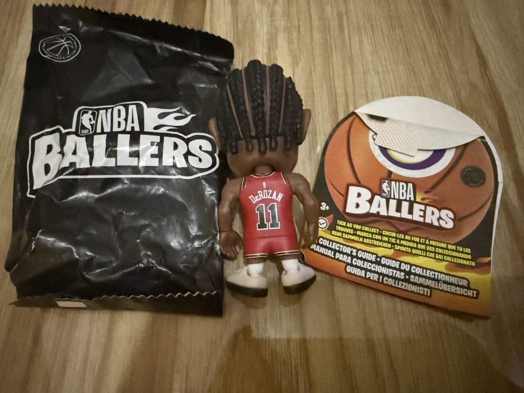 NBA Ballers Figure DeRozan (Category: Figurines & Statues) located in San Jose del Monte. Submitted by avasmom (Listing ID 1437496268, Image 2). Description: - NBA Ballers collectible figures - Includes DeMar DeRozan - Original packaging and collector's guide included - Perfect for basketball fans and collectors.