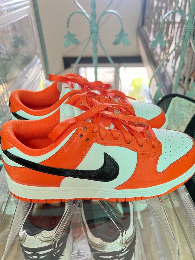 Nike Dunk Low Patent Halloween (Category: Sneakers) located in Manila. Submitted by offsetx (Listing ID 1437537788, Image 1). Description: Nike Dunk Low Patent Halloween Size 7.5 Womens No issues like brand new. fitted pair only Decluttering sale bought before for 7k 3.5k nalang now .