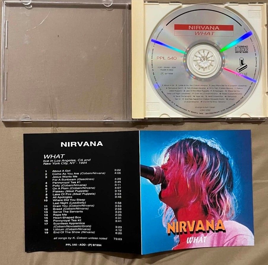 Nirvana - What (Category: CDs & DVDs) located in Cebu City. Submitted by g_roshamboo (Listing ID 1437512320, Image 3). Description: live cd.