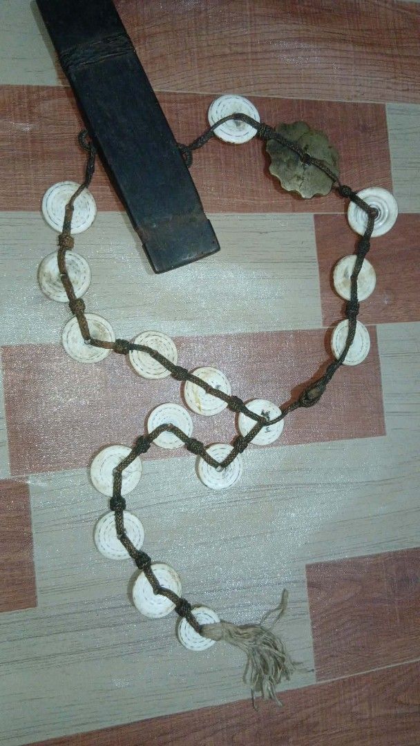 Old ifugao ginnuttu (Category: Belts) located in Cabuyao City. Submitted by happyowl.4d8c6e (Listing ID 1437551705, Image 2). Description: this is old ifugao ginnuttu belt used by the rich people of ifugao before called kadangyan and until now it is used as a sign of status and it is tied by a rattan weave which it makes it more original and authenthic price is 14k.