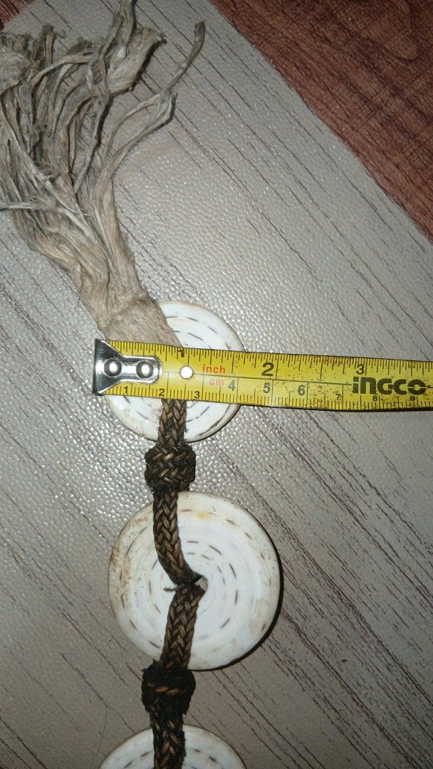 Old ifugao ginnuttu (Category: Belts) located in Cabuyao City. Submitted by happyowl.4d8c6e (Listing ID 1437551705, Image 3). Description: this is old ifugao ginnuttu belt used by the rich people of ifugao before called kadangyan and until now it is used as a sign of status and it is tied by a rattan weave which it makes it more original and authenthic price is 14k.