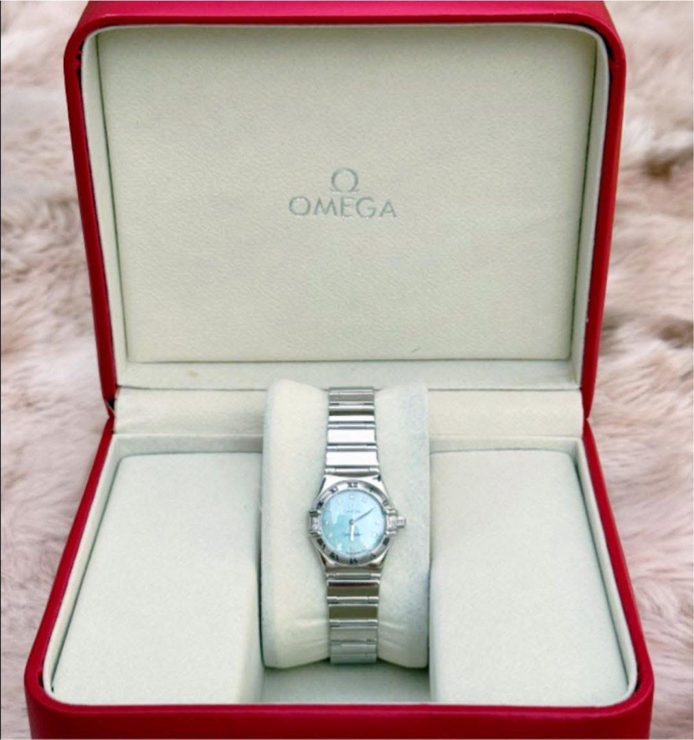 Omega Constellation (Category: Luxury Watches) located in Quezon City. Submitted by liezl.marie (Listing ID 1437464201, Image 1). Description: Authentic 0m€ga C0nst€llation ladies’ a stainless steel case and a T!ff@ny mother-of-pearl dial with diamond hour markers & on the bezel. - In pristine condition 68,800 Open for layaway. Disclaimer: We are not affiliated, associated, authorized, endorsed by or in any way officially connected with any other