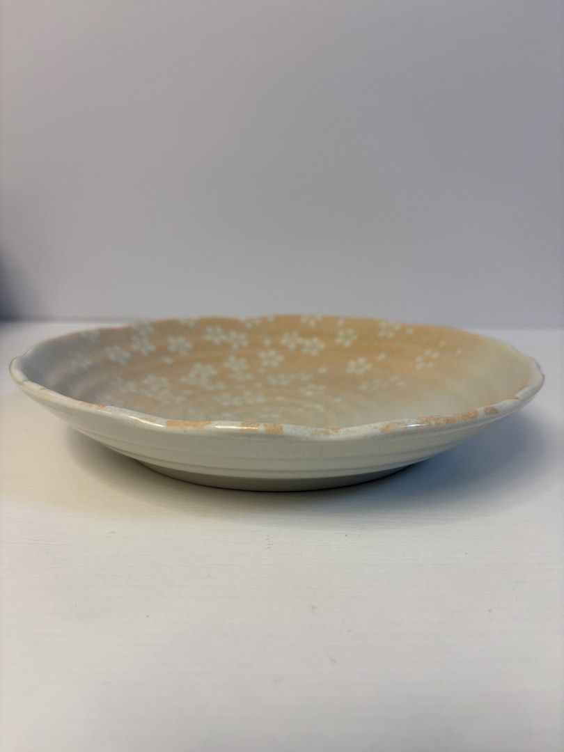Orange Sakura Swirl Breakfast Deep Plate (Category: Other Kitchenware & Tableware) located in Imus. Submitted by tableforfive (Listing ID 1437495128, Image 3). Description: Stoneware 8.5 inches Stock : 1 pc only.