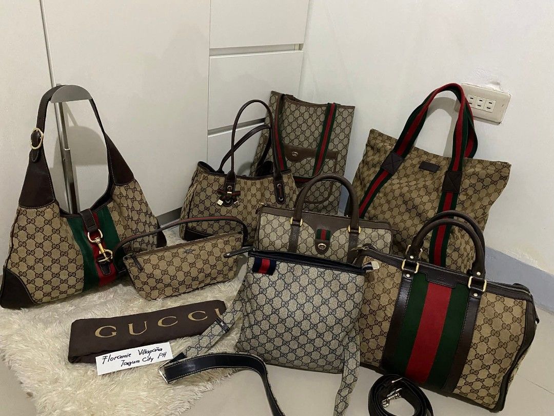 Orig Gucci sherry line (Category: Luxury Bags & Wallets) located in Tagum. Submitted by janmarion049706 (Listing ID 1437560027, Image 1). Description: Good condition with sign of use money back if proven fake.