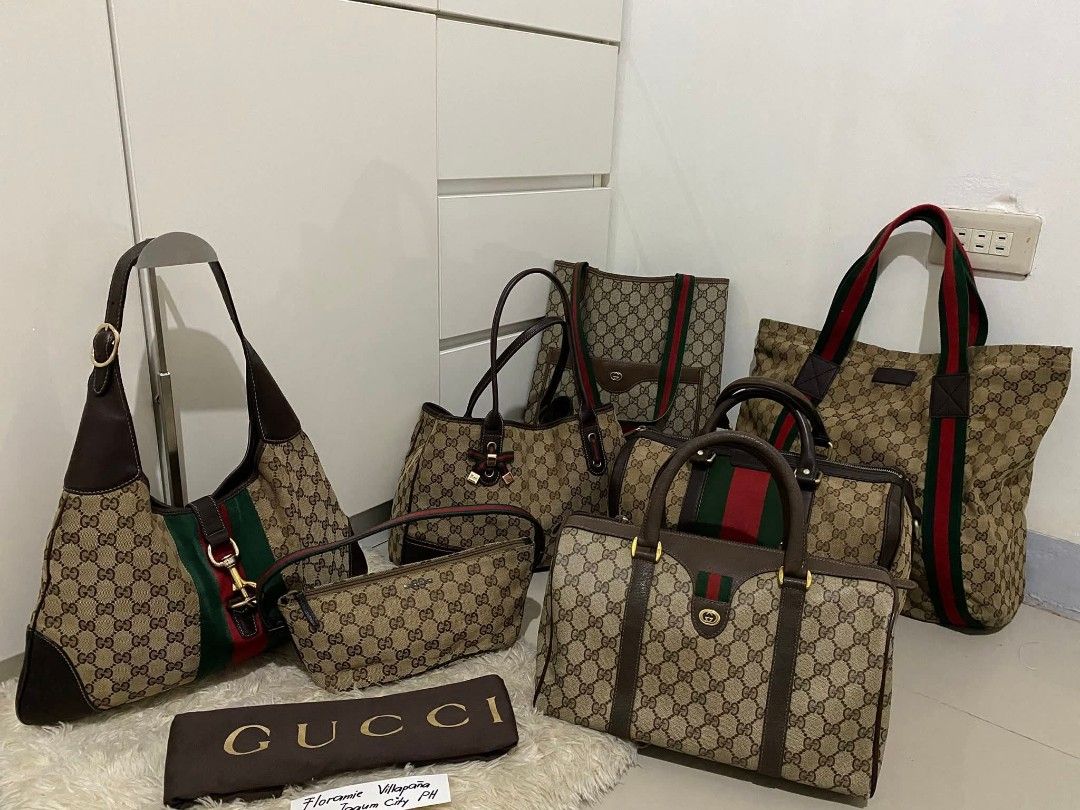 Orig Gucci sherry line (Category: Luxury Bags & Wallets) located in Tagum. Submitted by janmarion049706 (Listing ID 1437560027, Image 3). Description: Good condition with sign of use money back if proven fake.