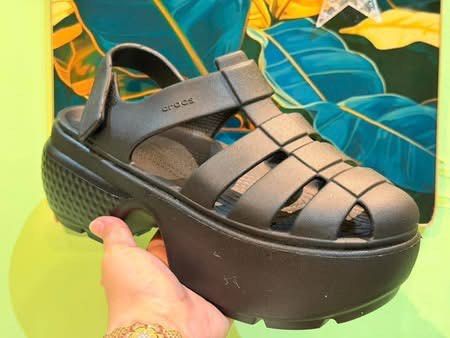 ORIGINAL CROCS STOMP FISHERMAN SANDALS (Category: Slippers and slides) located in Manila. Submitted by justria (Listing ID 1437546963, Image 3). Description: sizes 35-40.