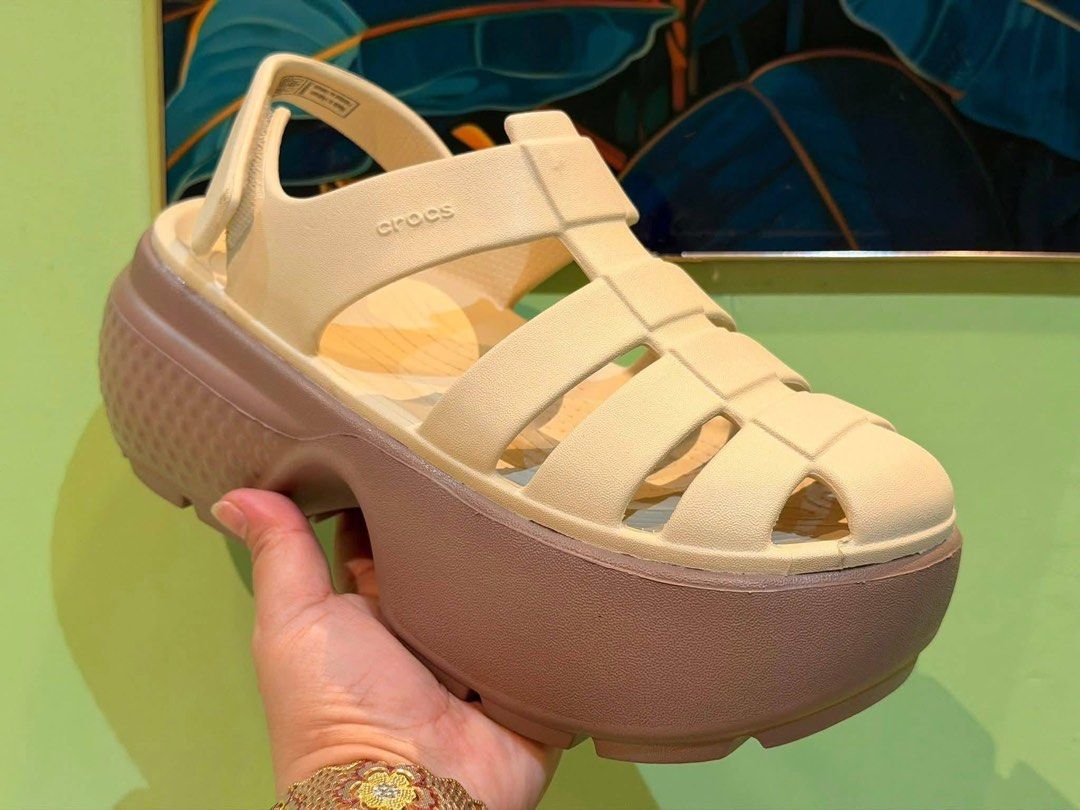 ORIGINAL CROCS STOMP FISHERMAN SANDALS (Category: Slippers and slides) located in Manila. Submitted by justria (Listing ID 1437546963, Image 1). Description: sizes 35-40.