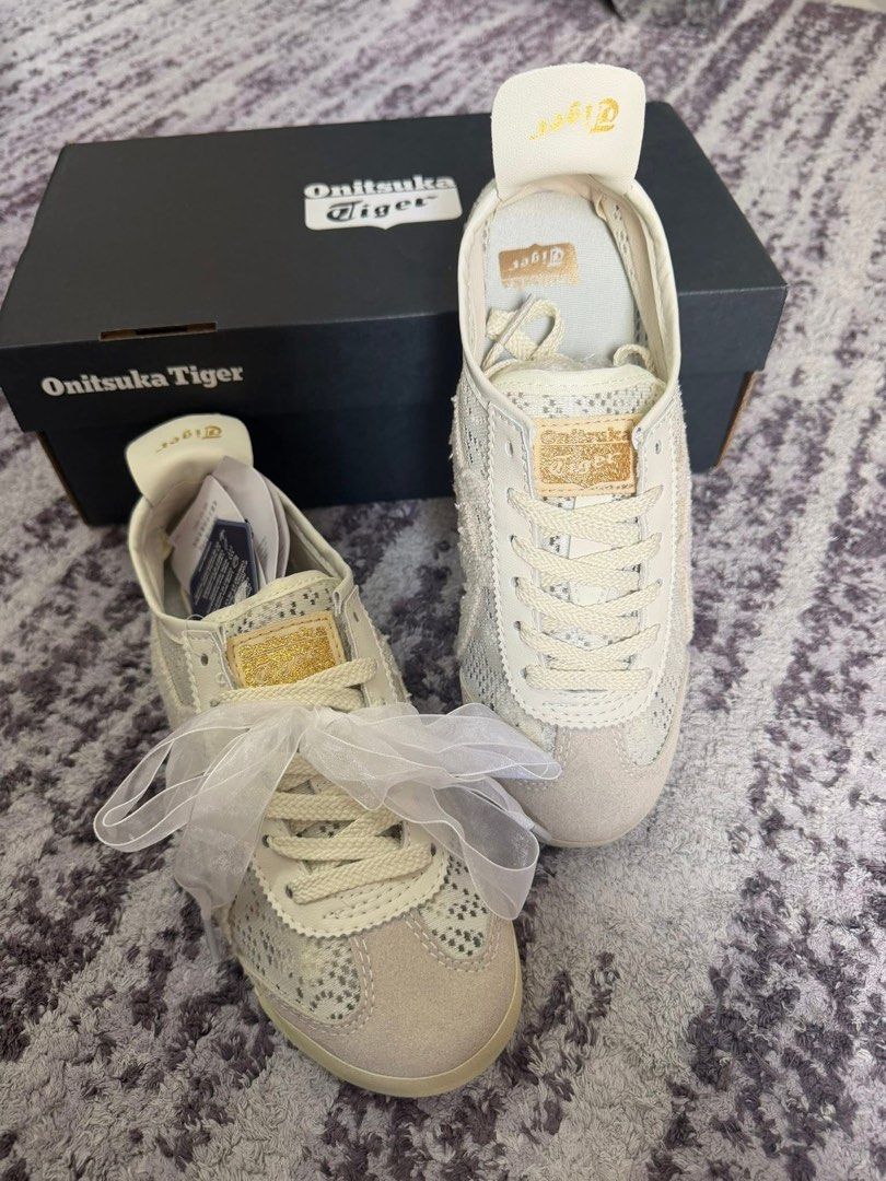 OT Mexico 66 Lace Jacquard Mesh Styles (Category: Sneakers) located in Quezon City. Submitted by prettysoleph1_ (Listing ID 1437562705, Image 1). Description: ♡ Actual pic posted ♡ Onhand limited stock onhand ♡ No cancellation, return and exchange of orders. ♡ No rush orders / RUDE BUYERS ♡ No payment, no book /No book rider then pay ♡Orig Vietnam released ♡ Payment first policy in all items: GCASH or BANK ♡ mod: SDD (can only accomodate buyers f