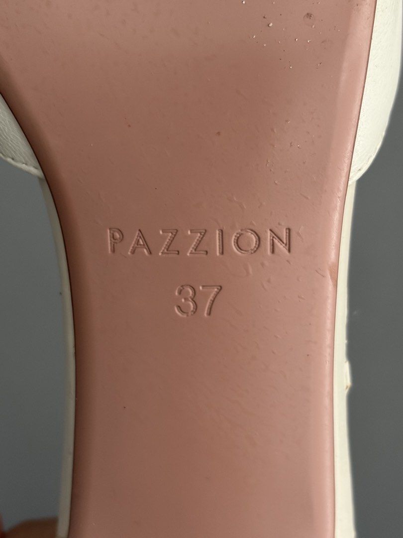 Pazzion heels (Category: Heels) located in Singapore. Submitted by _finsss (Listing ID 1437528672, Image 2). Description: worn twice only. self collect at Tampines North.