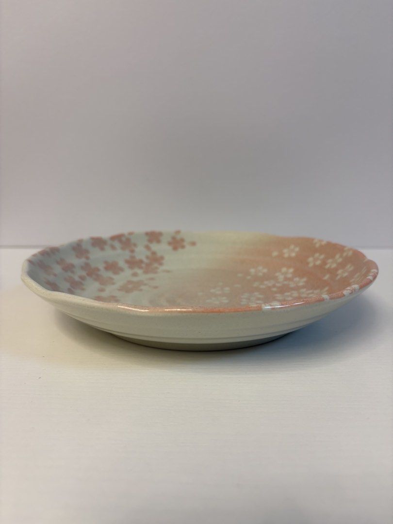 Pink Sakura Swirl Breakfast Deep Plate (Category: Other Kitchenware & Tableware) located in Imus. Submitted by tableforfive (Listing ID 1437489928, Image 2). Description: Stoneware 8.5 inches Stock : 1 pc only.