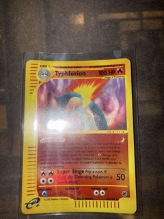 2000 vintage neo japanese pokemon card typhlosion Beckett bgs 9.5 gold  label, Hobbies & Toys, Toys & Games on Carousell