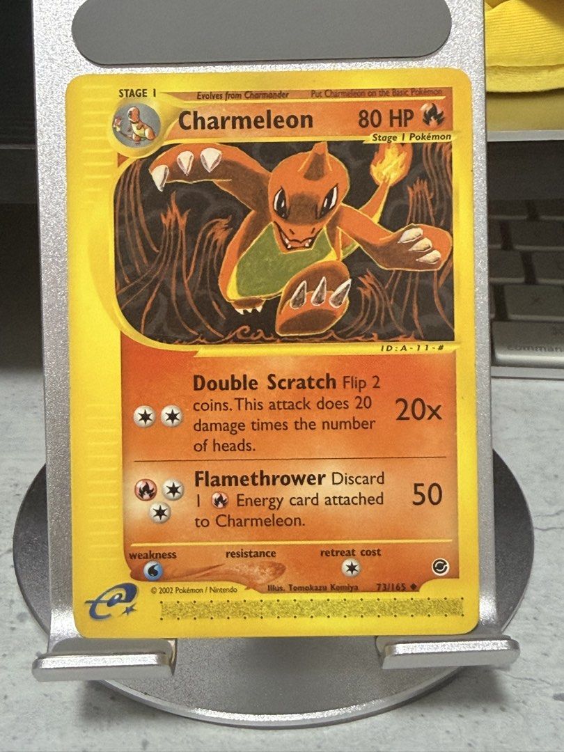 Pokemon Charmeleon 73/165 Expedition Holo Reverse Rare 2002 English TCG  WOTC, Hobbies & Toys, Toys & Games on Carousell