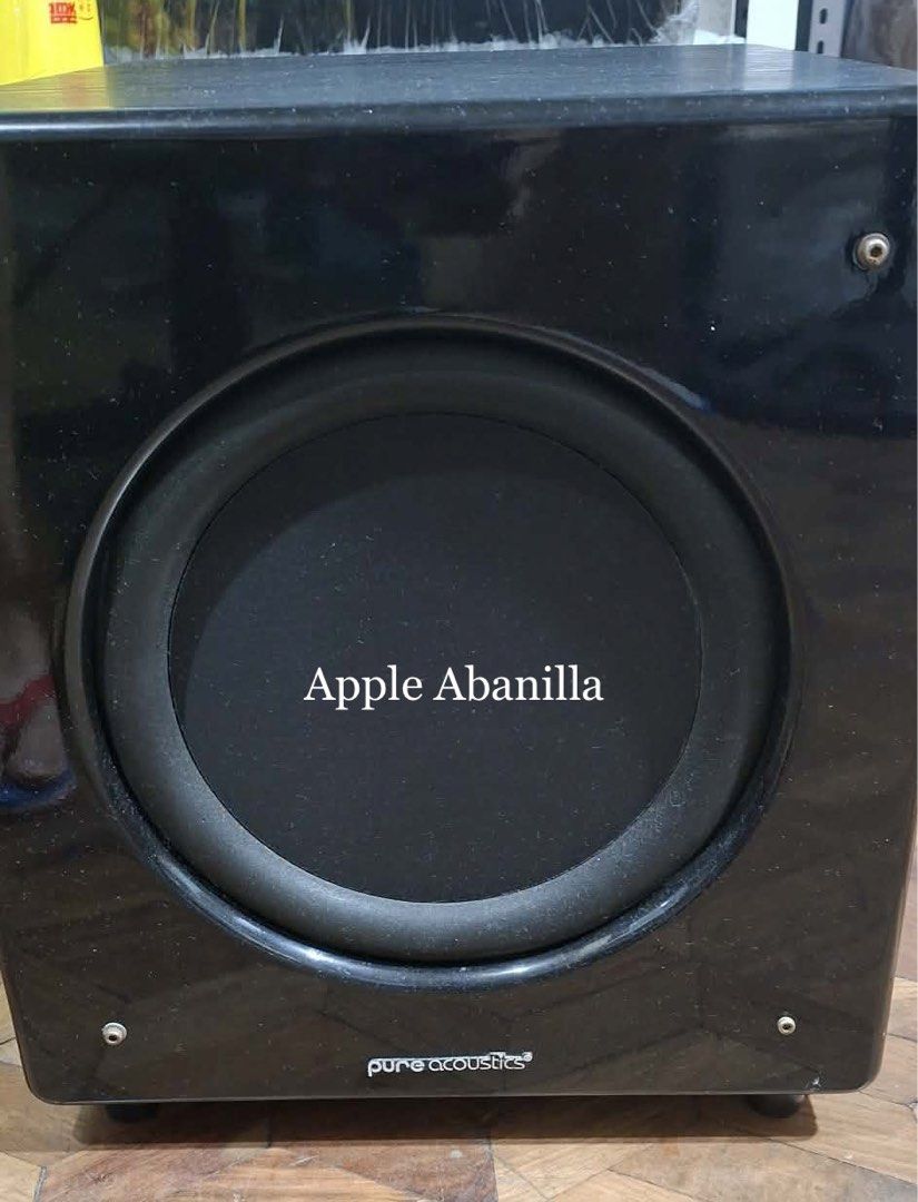 Pure acoustics sn10 or super nova 10 active sub woofer. (Category: Soundbars, Speakers & Amplifiers) located in Quezon City. Submitted by appleabanilla (Listing ID 1437414862, Image 2). Description: Pure Acoustic super nova 10, a 10 inch active sub woofer, 220 volts, very good condition, cosmetics is 9/10 , no issue. .