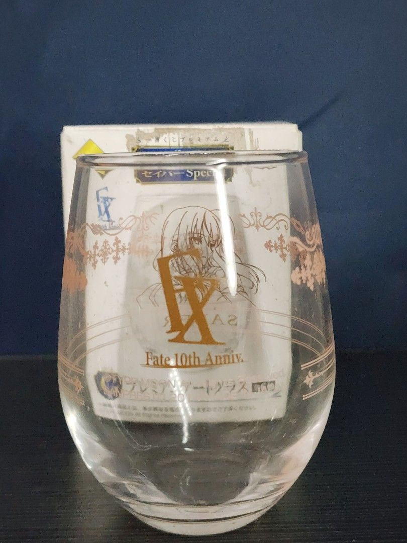 Saber Fate Series 10th Anniversary Glass (Category: Toys & Games) located in Bacolod City. Submitted by hodgepodge00 (Listing ID 1437529109, Image 3). Description: Browse and bundle, discount available. Collection let go. Sold as is. You may reserve the item first 😊 Payment can be made on Friday before Saturday shipment. Unpaid reservations will be automatically cancelled. Please message if genuinely interested. Thank you so much! Saber Fate Ser