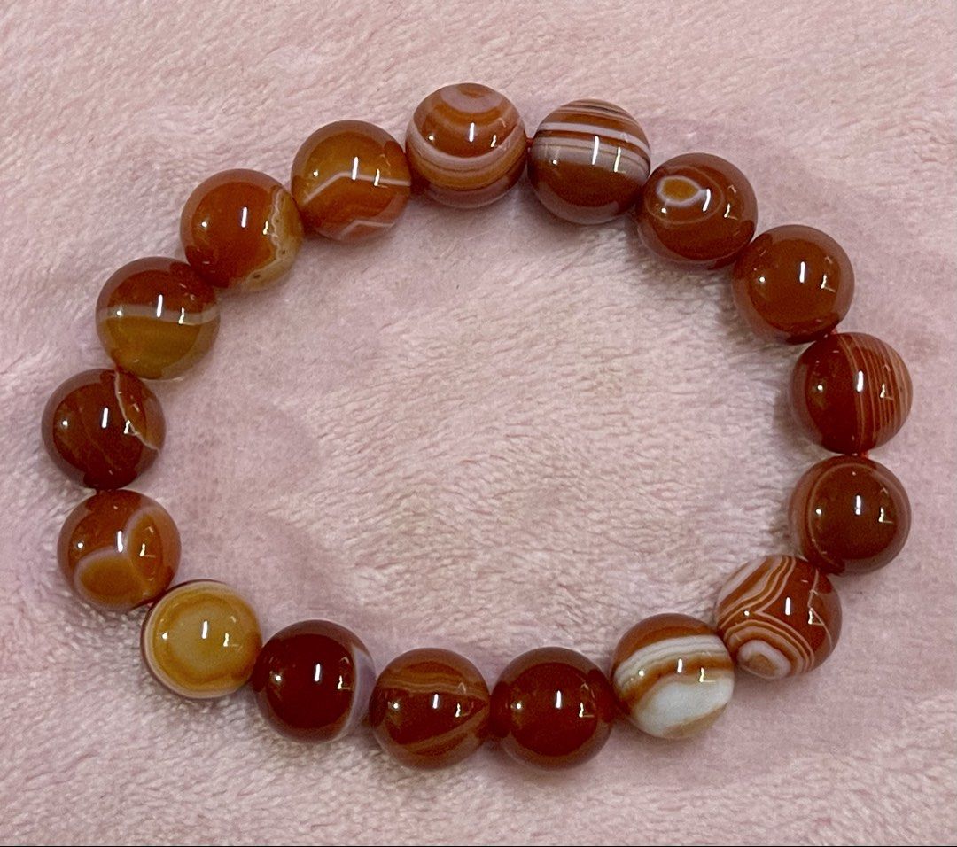 Sardonyx Bracelet 12mm (Category: Bracelets) located in Manila. Submitted by Crystal_Oracle (Listing ID 1437408695, Image 2). Description: Sardonyx is a stone of protection and strength. It promotes virtuous conduct and integrity. Sardonyx attracts friends and good fortune. It brings lasting happiness and stability to partnerships. Supplements willpower and strengthens character. Sardonyx increases stamina, vigour and self-control. It alleviates 