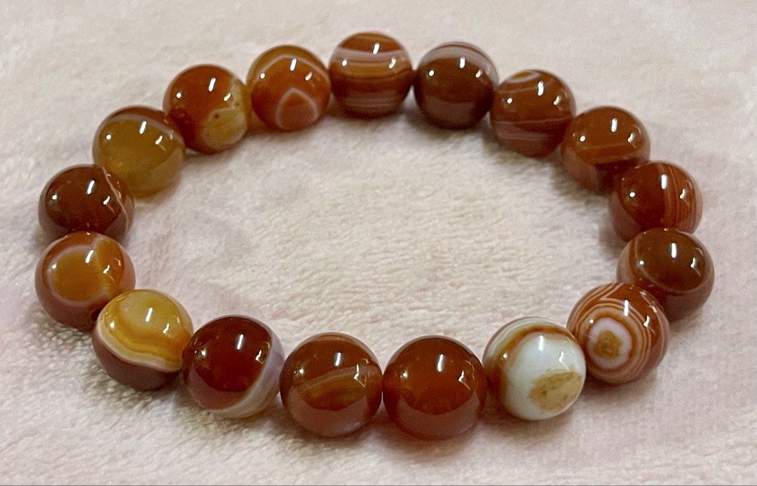 Sardonyx Bracelet 12mm (Category: Bracelets) located in Manila. Submitted by Crystal_Oracle (Listing ID 1437408695, Image 1). Description: Sardonyx is a stone of protection and strength. It promotes virtuous conduct and integrity. Sardonyx attracts friends and good fortune. It brings lasting happiness and stability to partnerships. Supplements willpower and strengthens character. Sardonyx increases stamina, vigour and self-control. It alleviates 