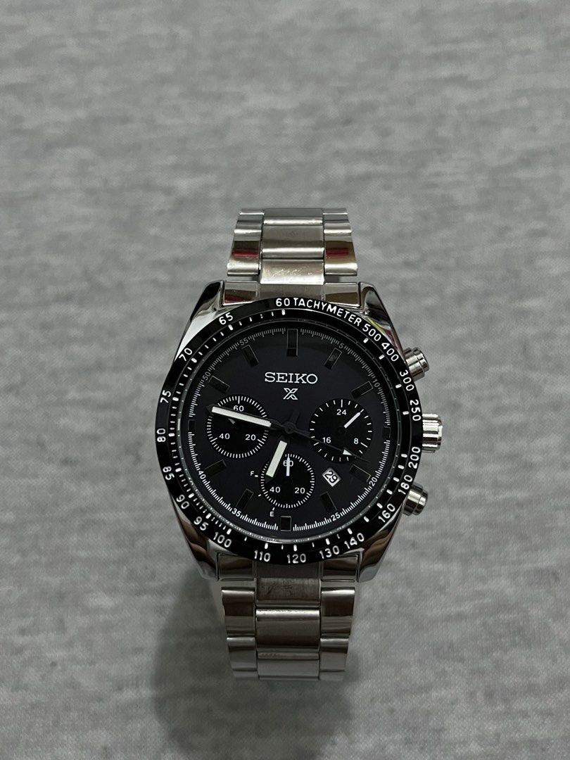 SEIKO PROSPEX SOLAR CHRONOGRAPH (Category: Men's Watches) located in Manila. Submitted by aihzenbalt91094 (Listing ID 1437456031, Image 1). Description: - SEIKO PROSPEX SOLAR CHRONOGRAPH - 39 MM - WITH DATE - AUTOMATIC - ROTATING BEZEL - DOUBLE LOCK - WATER RESISTANT - HEAVY/HEAVY STRAP - WORKING - AS NEW - NO ISSUE - WITH BOX IF CLAIM CLAIM 1,500.