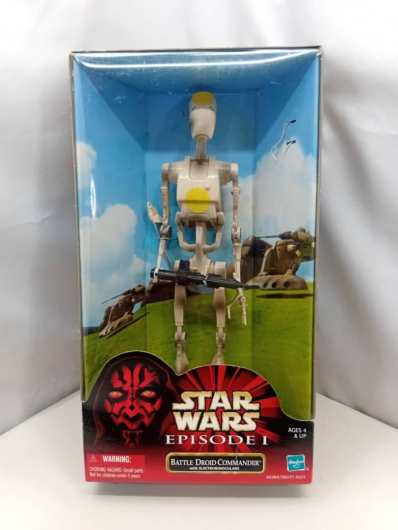 Star Wars 1/6 Scale Battle Droid Set/3 Hasbro Action Figure (Category: Figurines & Statues) located in Quezon City. Submitted by ToyzzKoleksyon (Listing ID 1437580149, Image 2). Description: Authentic/Branded. -Price: 3,500 -Condition: AS IS. Mint in Box. OLD STOCK. -Issue: NONE -What you see is what you get. -Please check photos for issues. -Pm me for questions. -Location: Quezon City b145.