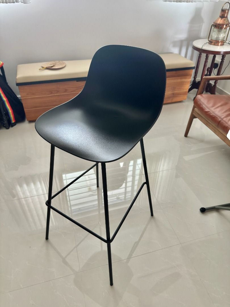 Stool (Category: Chairs) located in Singapore. Submitted by novetan (Listing ID 1437452945, Image 3). Description: We bought from Kave Home for this high stool and had it for about 1.5 mths and realized we don’t like the back rest. We bought another stool without back rest. Still in very good condition (9.9/10) Spec dimension as shown. Cost us $134 Collect at Toh Yi Drive .