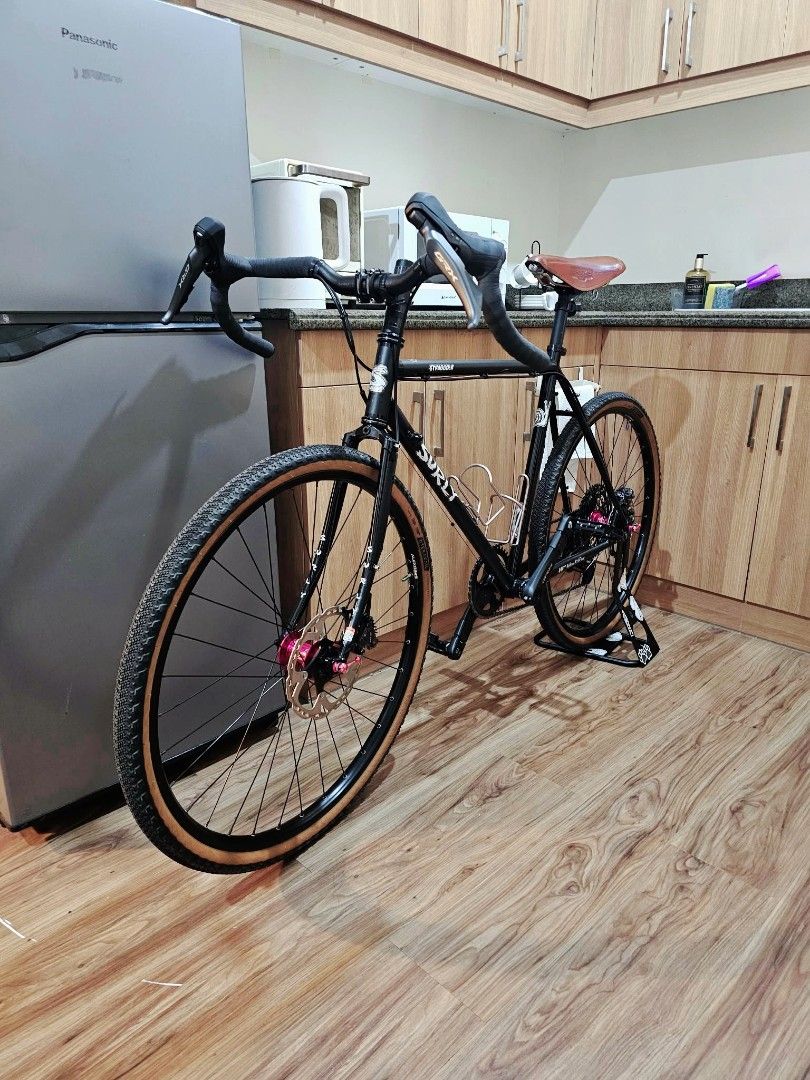 Surly straggler (Category: Bicycles) located in Pateros City. Submitted by doiski (Listing ID 1437499483, Image 2). Description: Surly straggler Php100k Display condition. Gamit lang pang kape2 sa city. Conversation starter lang. I still have all the box ng mga pyesa. Taguig loc. Ty..