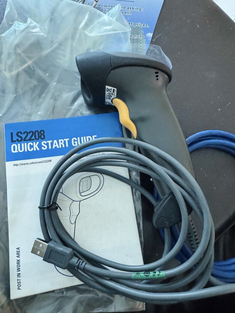 Symbol LS2208 Barcode Scanner with USB Cable452023958876334080