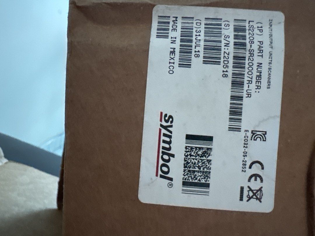 Symbol LS2208 Barcode Scanner with USB Cable452023958876334081