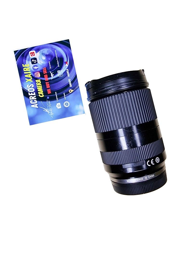 Tamron 18-200mm EF-M Mount (Category: Lens & Kits) located in Baguio. Submitted by acreoscamera (Listing ID 1437508735, Image 2). Description: Tamron 18-200mm F3.5-6.3 🅰️📸 Price: 8,500.00 ✨️Compatible cameras: EF - M Mount Canon M2, M3, M5, M6, M6 Mark II, M10, M50, M50 Mark II, M100 and M200 Cosmetics: 9/10 (with light scratches and little fungus, front lens. Doesnt affect output) - Minsan ayaw mag autofocus, on and off mo lang cam okay na uli