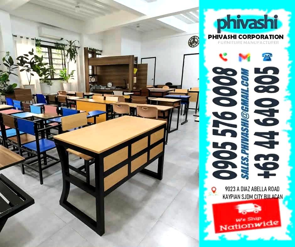 Teacher's Table & Chair|Bulk Orders Available| Quality Guaranteed (Category: Tables & Sets) located in Manila. Submitted by kayephivashi.26 (Listing ID 1437456429, Image 1). Description: ✅MANUFACTURER OF ARMCHAIR, DESK,CHAIR,TABLE,SHELVES & MORE ‎ ‎✅WE SHIP NATIONWIDE ‎✅PHILGEPS MEMBER ‎✅CAN CATER BULK ORDER ‎✅ WE ACCEPT CUSTOMIZED.