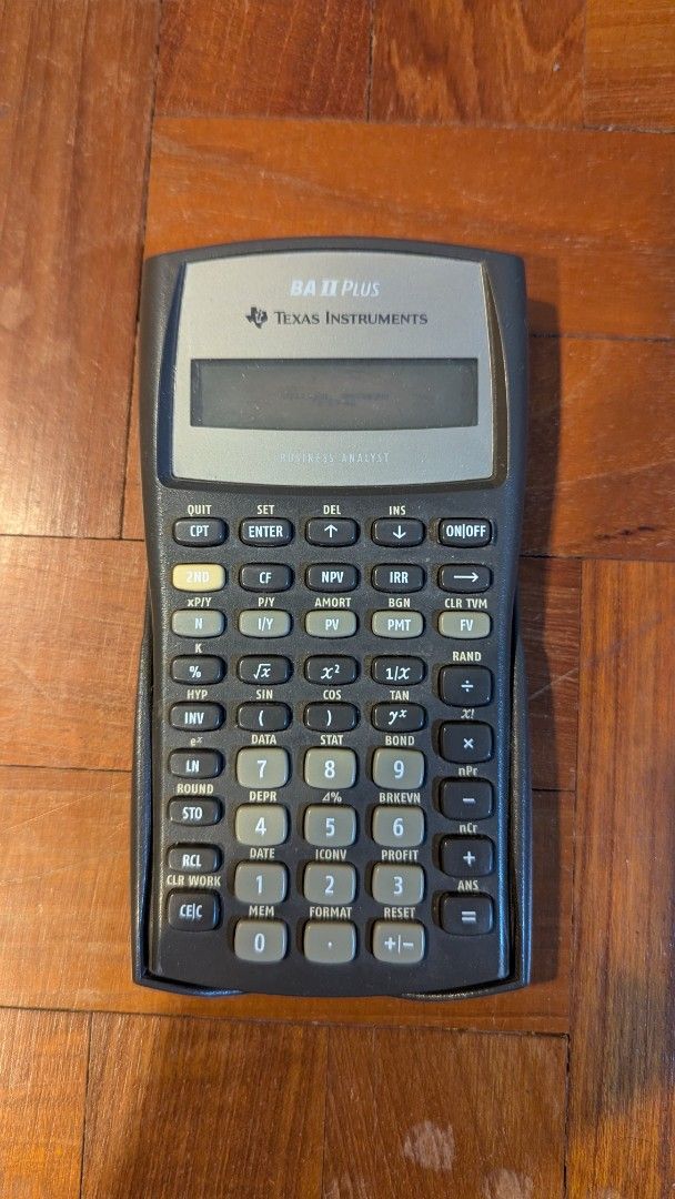 Texas Instruments BA II Plus Financial Calculator452152820206161920