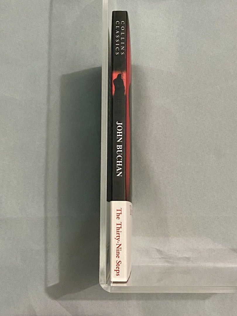 The Thirty-Nine Steps by John Buchan Collins Classics 39 Authentic Book (Category: Storybooks) located in Valenzuela. Submitted by maristrove (Listing ID 1437575746, Image 3). Description: Authentic book, NOT fake or counterfeit MOP: GCash, bank transfer (BPI/BDO) MOD: Lalamove, GoGo Xpress (nationwide) from Valenzuela (Free delivery within NCR if the total order is at least 1.5K).